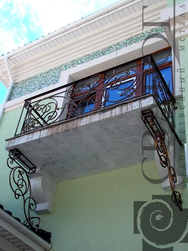 Кованый балкон №9