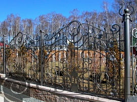 Кованые заборы